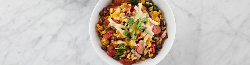 Andouille Sausage Burrito Bowls