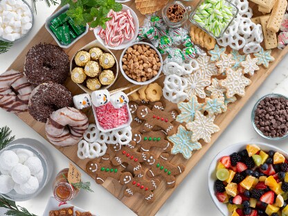 Holiday Charcuterie Boards and Coffee Bar