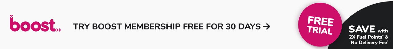 Boost Savings, grey background