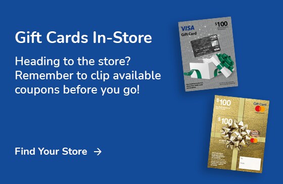 Visa Gift Card  Kroger Gift Cards