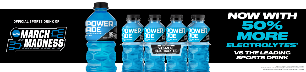 now with 50 percent more electrolytes 