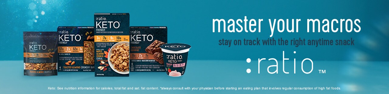 master your macros. Stay on track with the right anytime snack